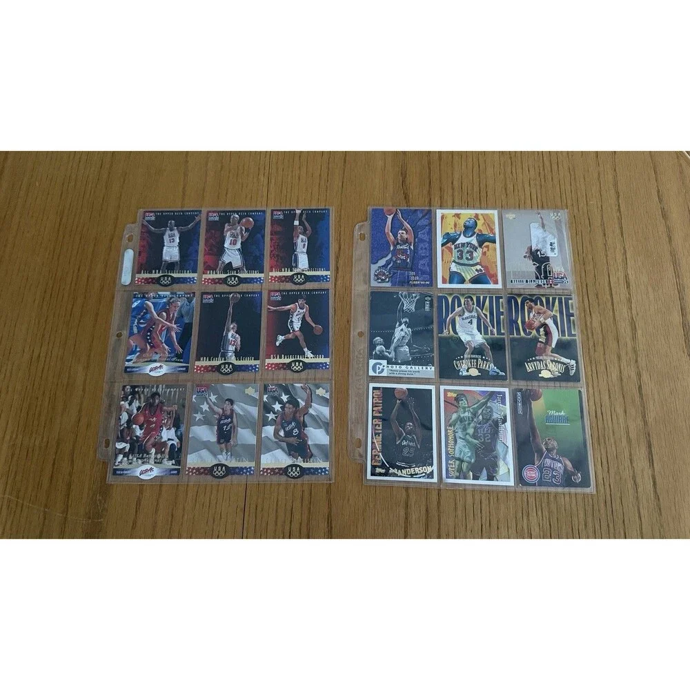 ‘95-96 Hoops Slamland Insert lot & Grant Hill Shaquille O’Neal Star 95 Cards